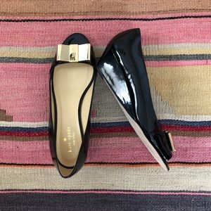 Kate Spade Theresa Metal Bow Wedge